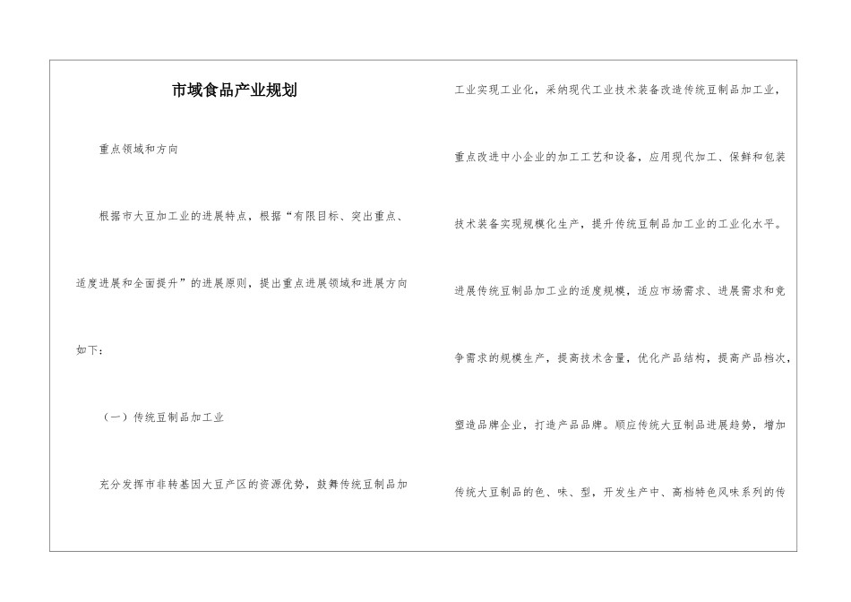 市域食品产业规划_第1页
