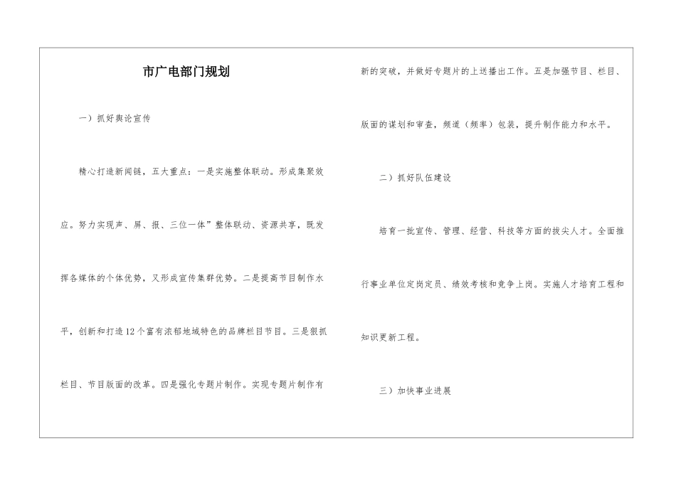 市广电部门规划_第1页
