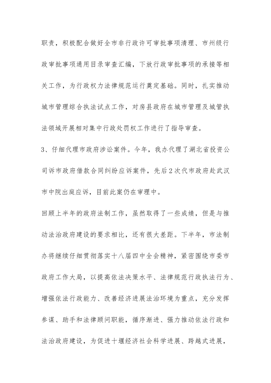 市法制办公室2024年工作总结-_第3页