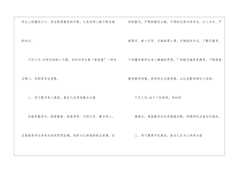 师德师风自纠自查报告(共5篇)-_第2页