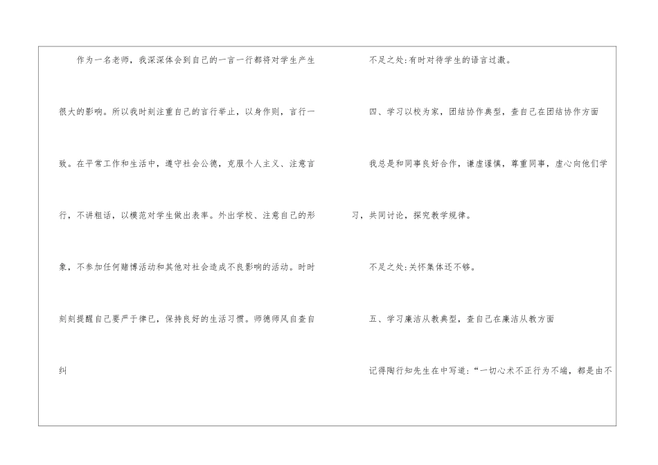 师德师风自纠自查报告(共5篇)-_第3页