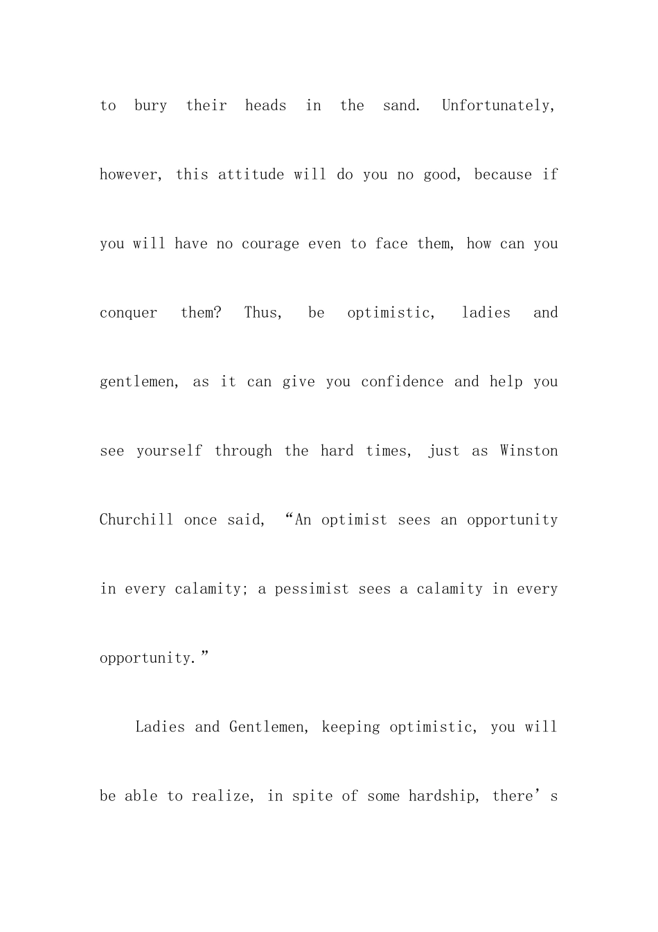 带翻译英语演讲稿范文_第2页