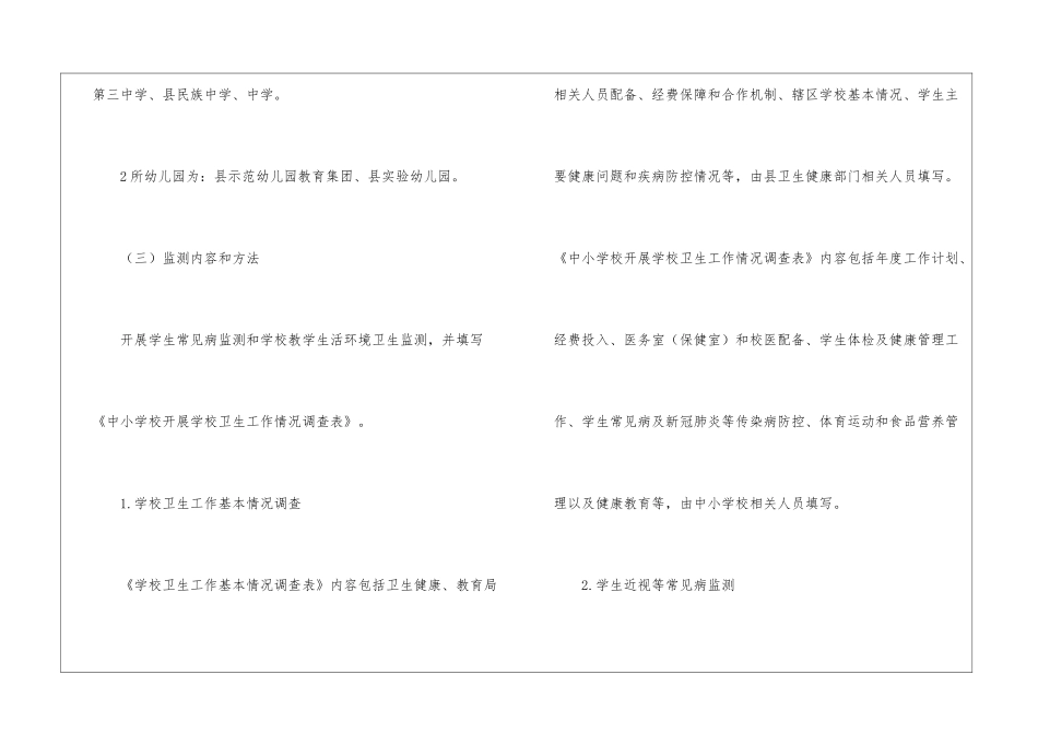 常见病和健康影响因素监测工作方案_第2页