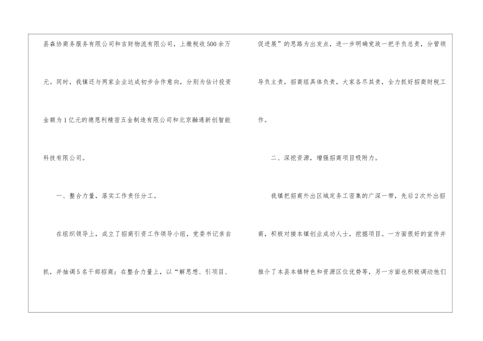 年度招商引资工作总结_第2页
