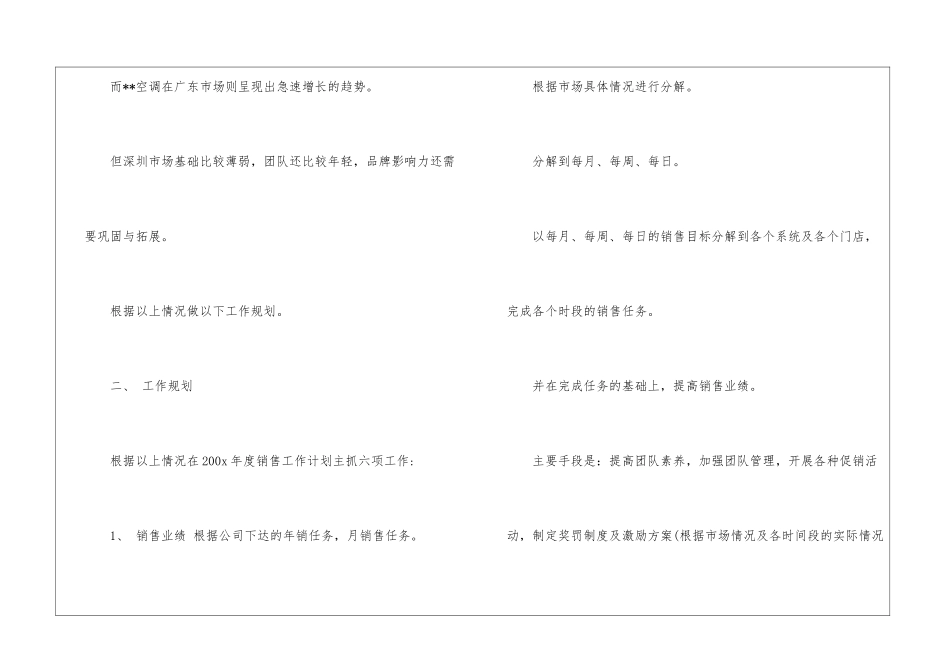 年度销售计划书模板_第3页