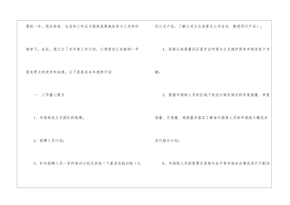 年度销售计划方案汇编6篇_第2页