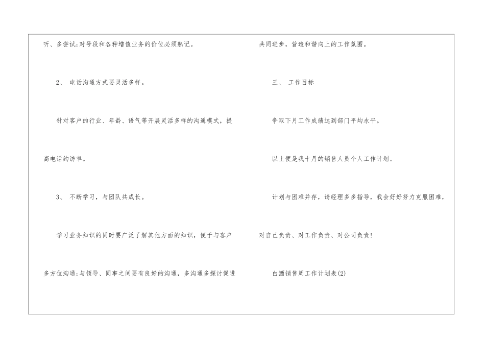年度销售计划表_第2页