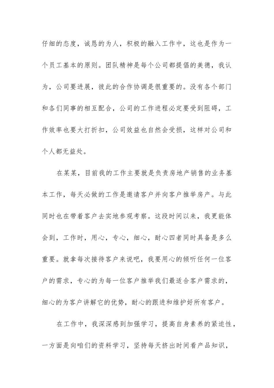 年房地产个人工作总结_第2页