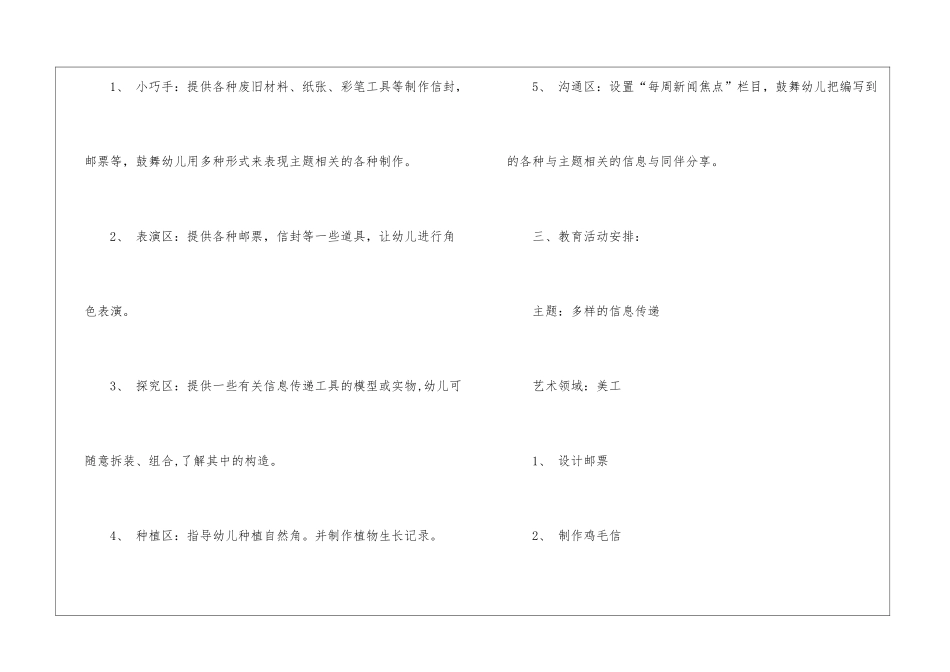 幼儿一周工作计划_第2页