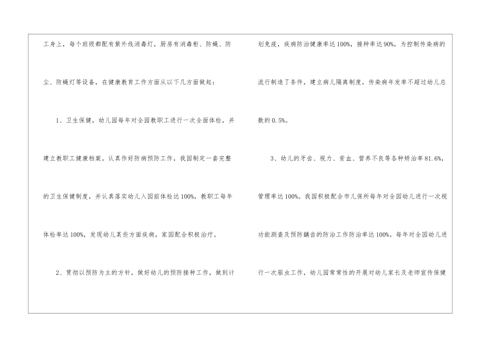 幼儿健康教育工作总结_第2页