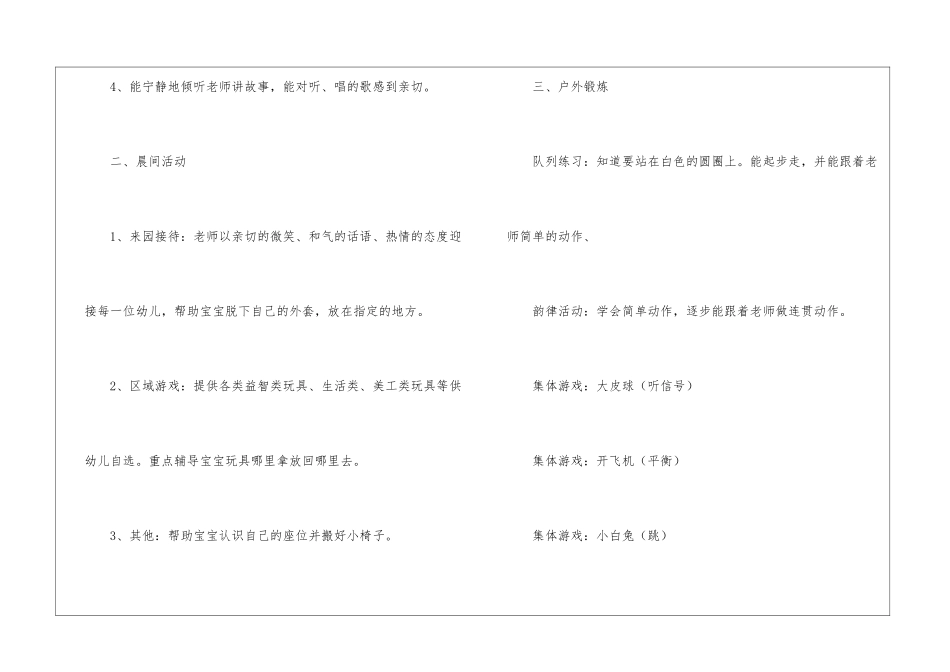 幼儿园周工作计划锦集八篇_第2页