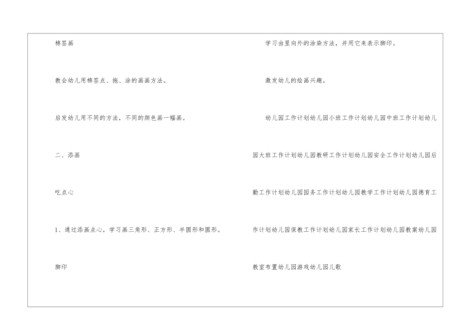 幼儿园小班美术课教学计划_第2页