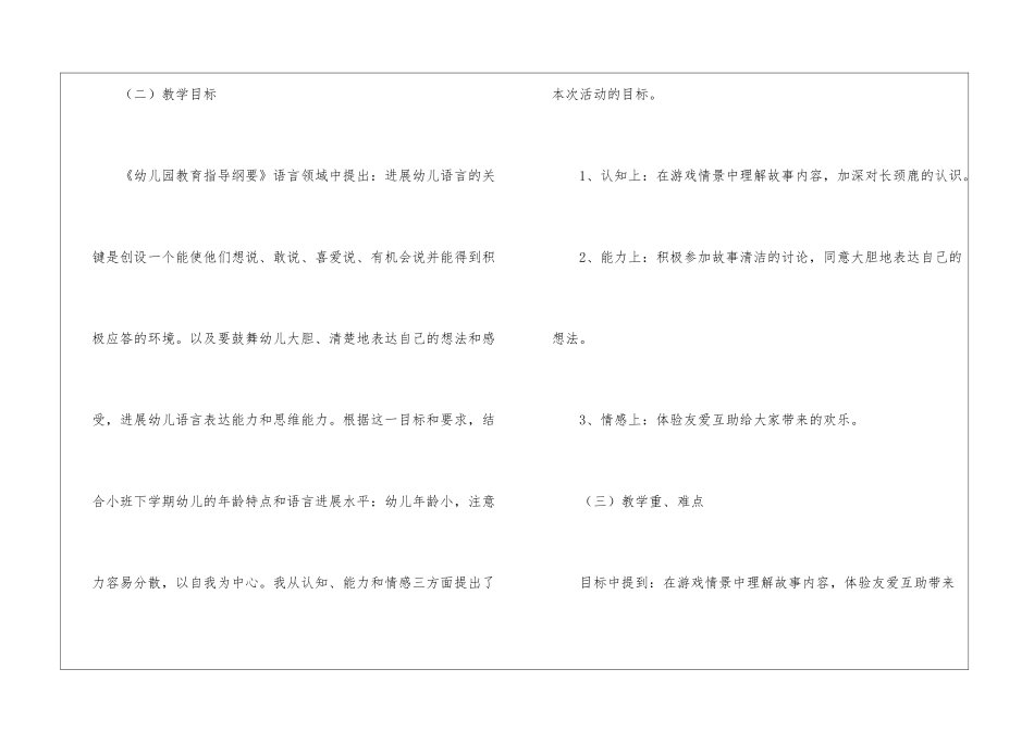 幼儿园小班说课稿_第2页