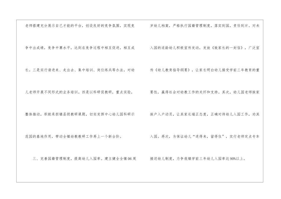 幼儿园工作计划模板集合五篇_第3页