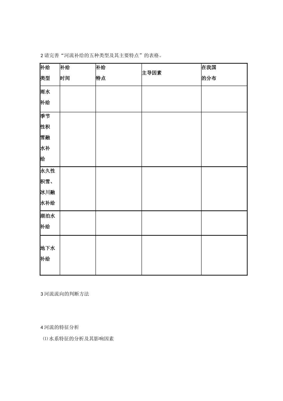 2010高三地理高考二轮专题复习学案：水循环和水运动_第2页