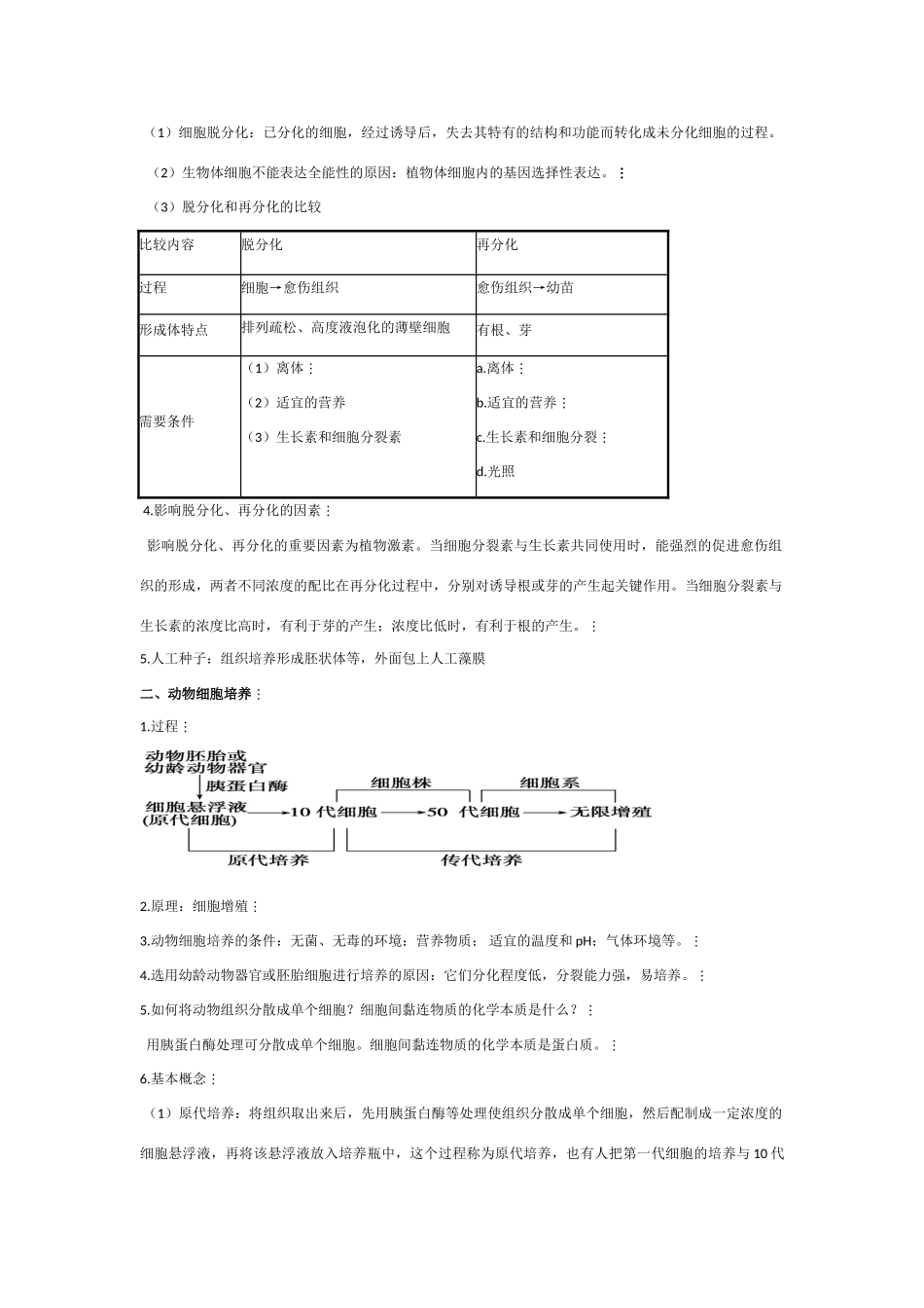 2010高三生物一轮复习-细胞工程简介教案_第3页