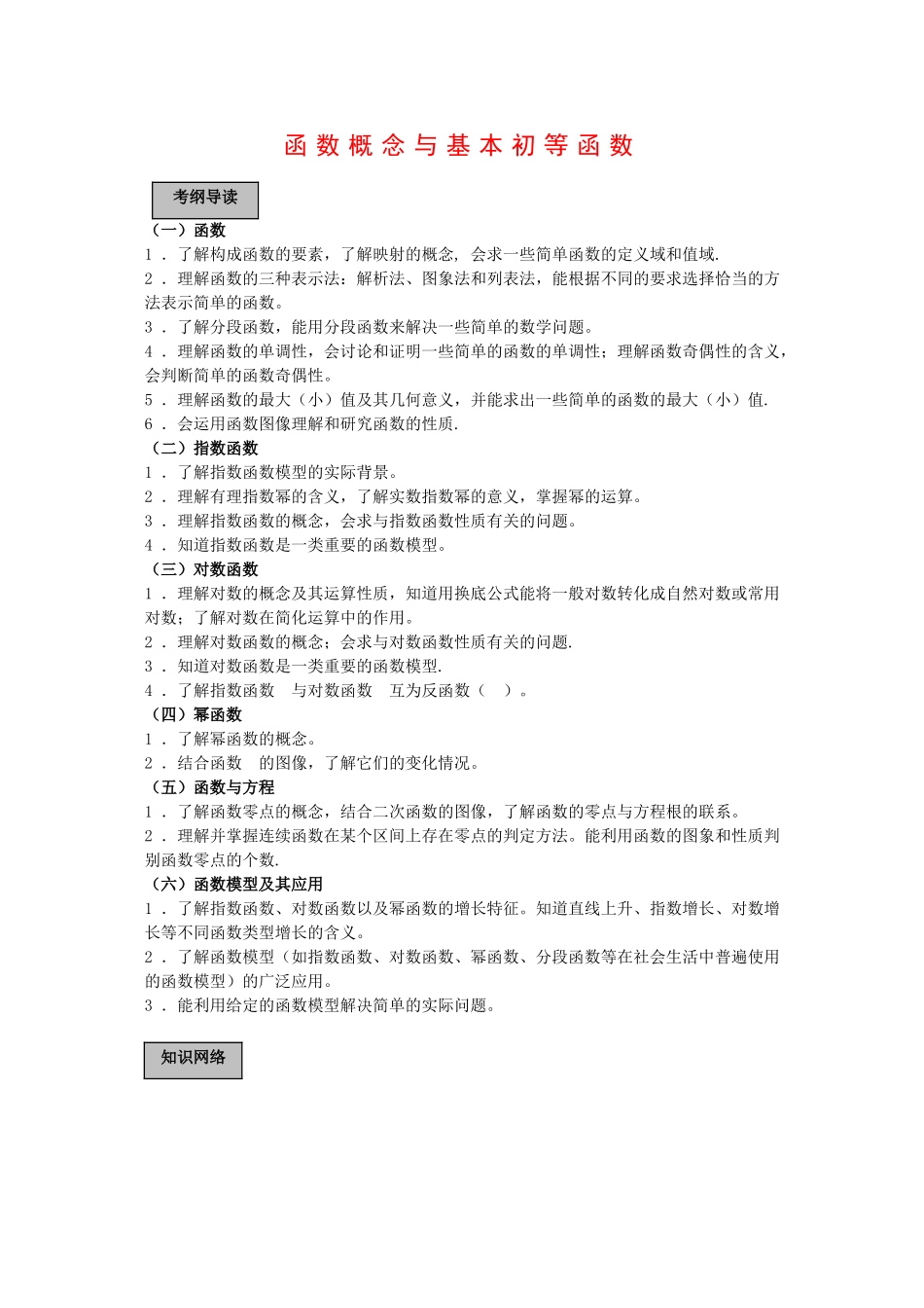2010高三数学高考《函数》专题学案：函数及其表示_第1页