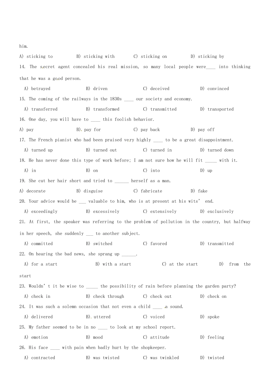 2011届高考英语 备战十天攻克词汇 第一天教案_第2页