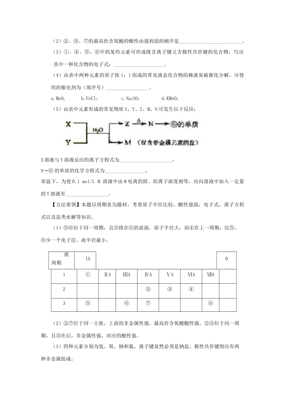 2010高中化学高考二轮复习学案：专题10《金属元素及其化合物》全国通用_第3页