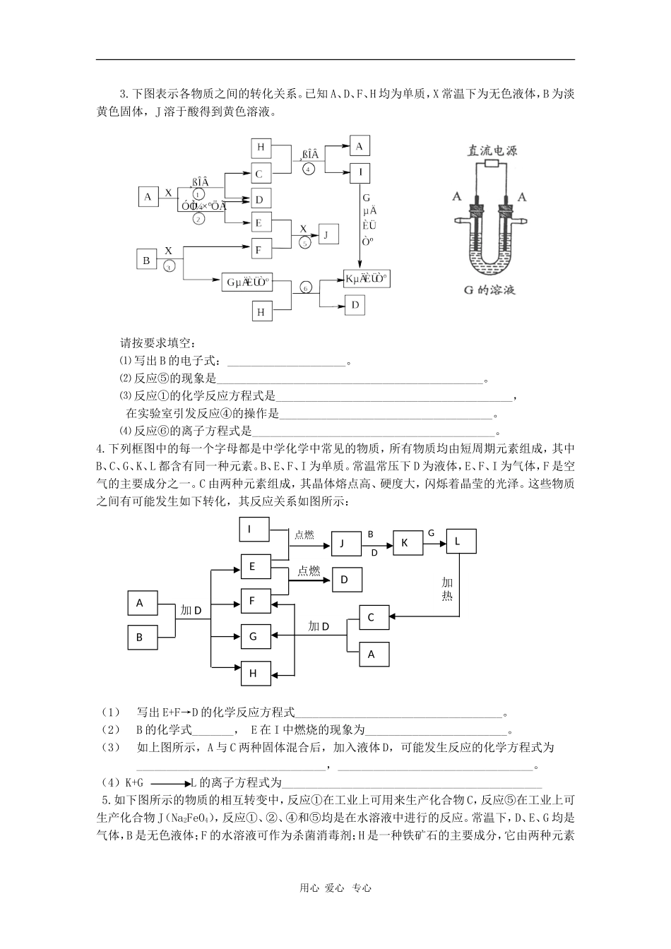 2010高三数学高考无机框图推断几种题型 教案_第2页