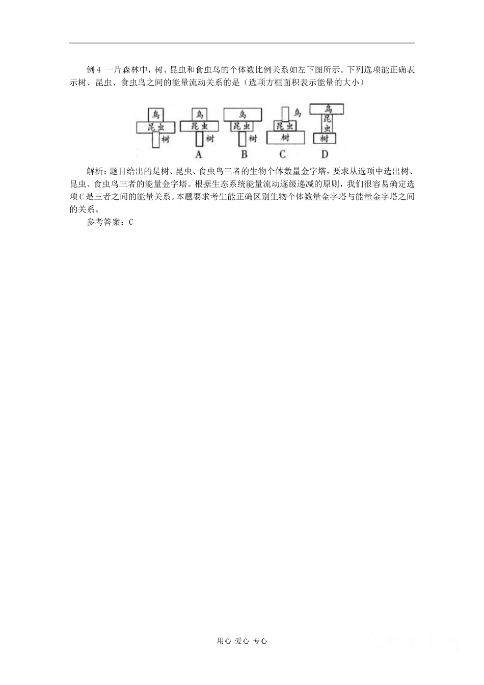 2010高中生物高考题型学案汇总04：高考生物能量值表示形式计算题型归纳_第2页