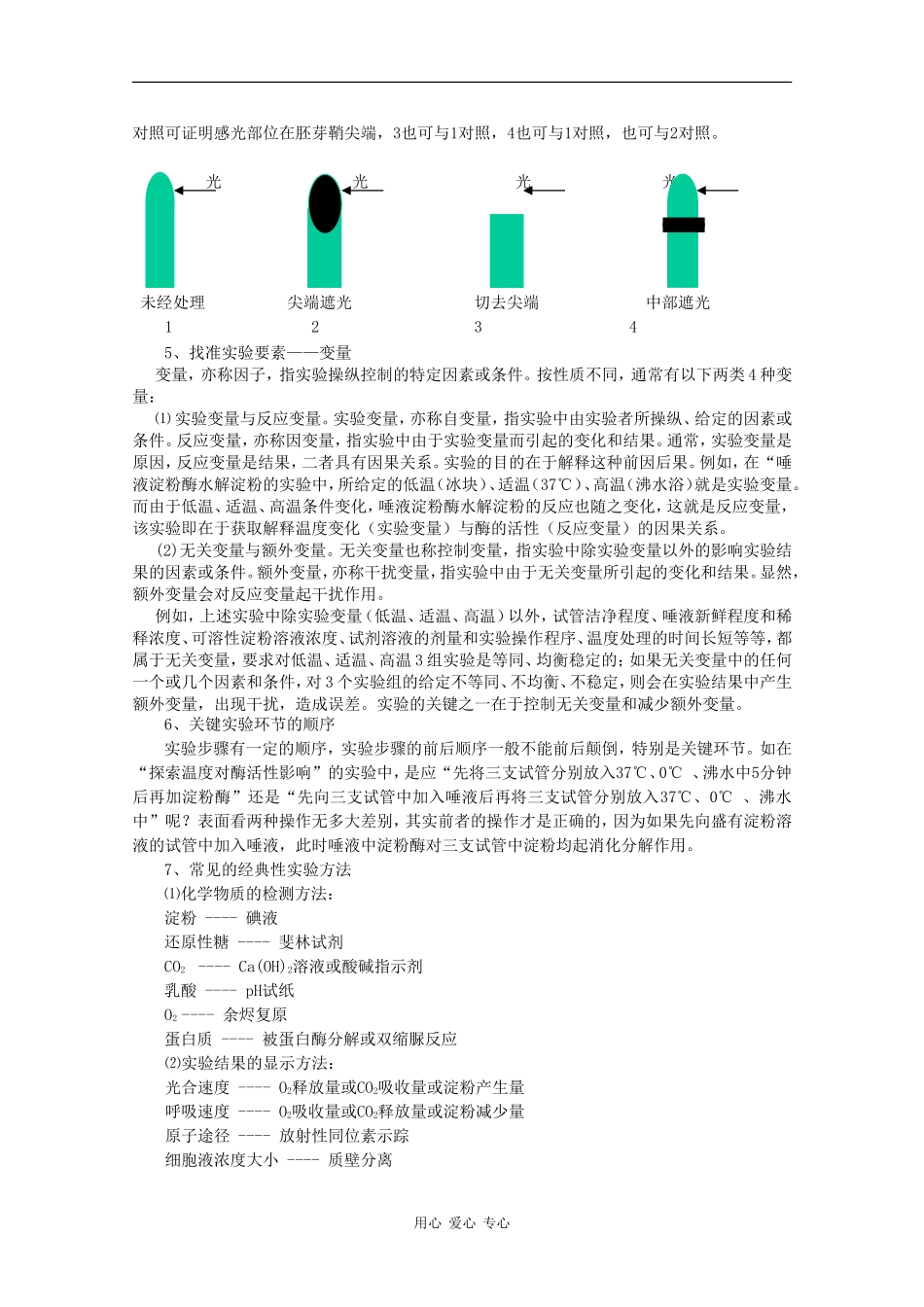 2010高中生物高考题型学案汇总13：实验设计应注意的几个问题_第2页