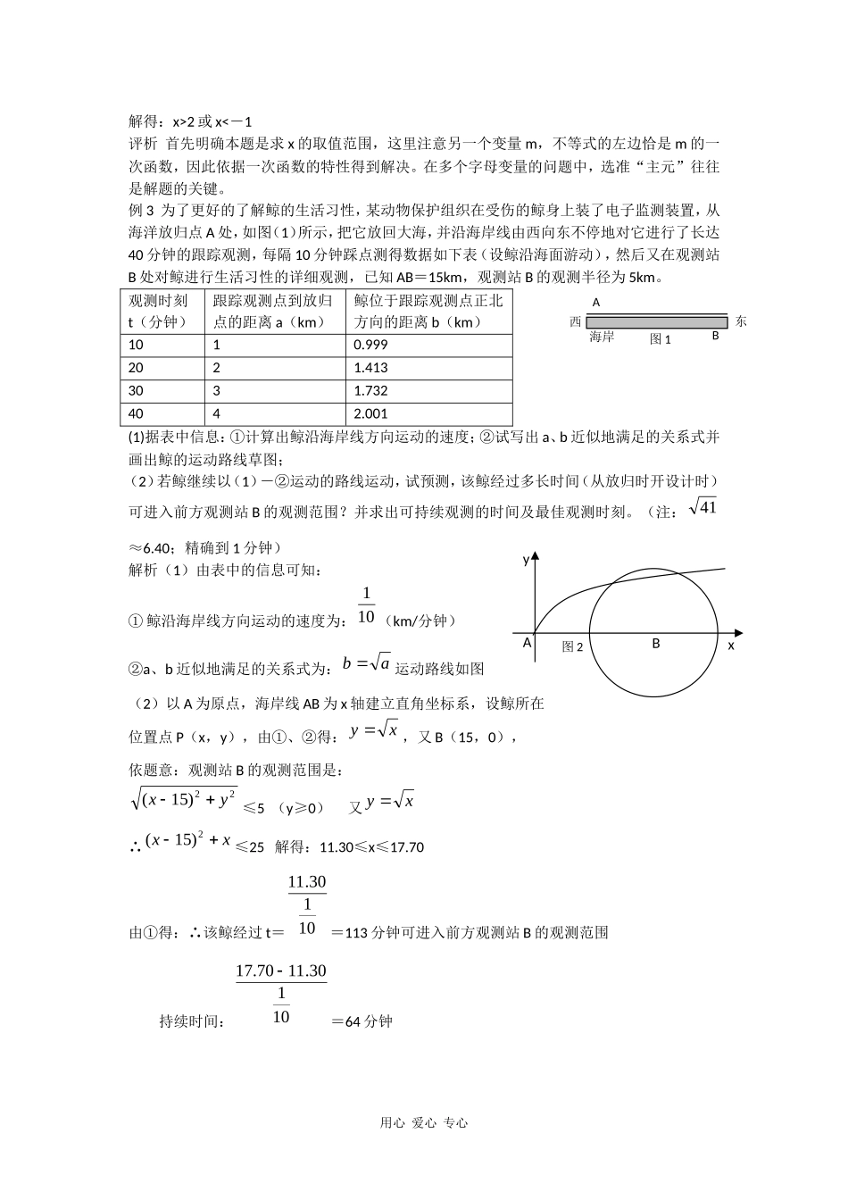 2010高中数学高考专题讲座：函数与方程的思想方法_第3页
