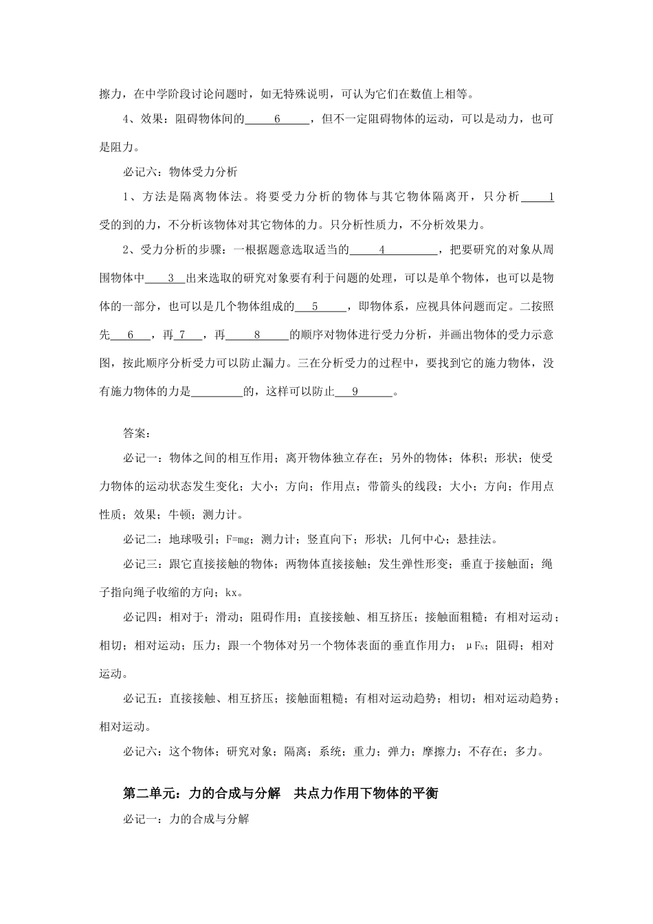 2010高中物理必记知识总结 新人教版_第3页