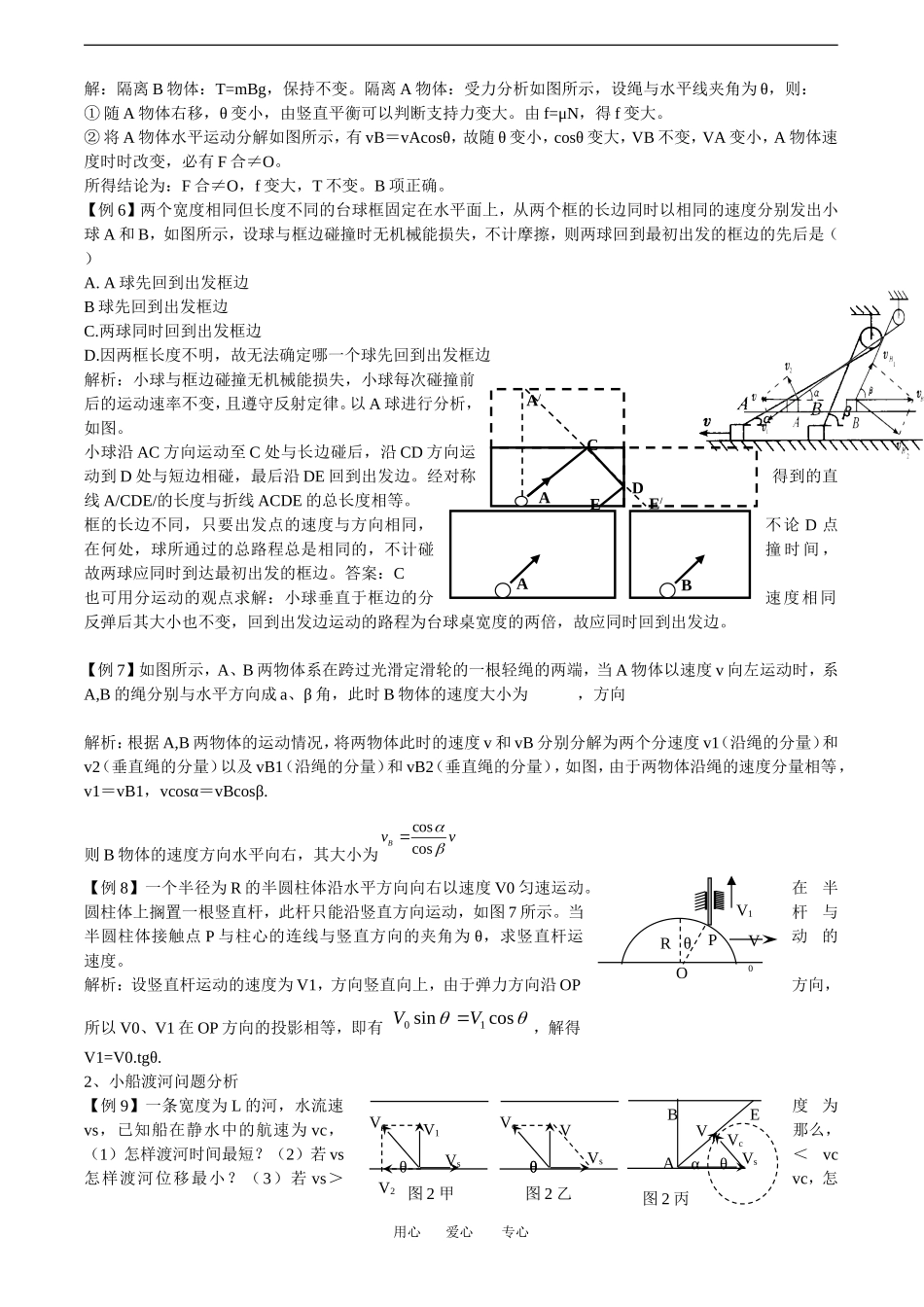 2010高中物理高考教案全集（经典实用）：第4章《曲线运动》_第3页
