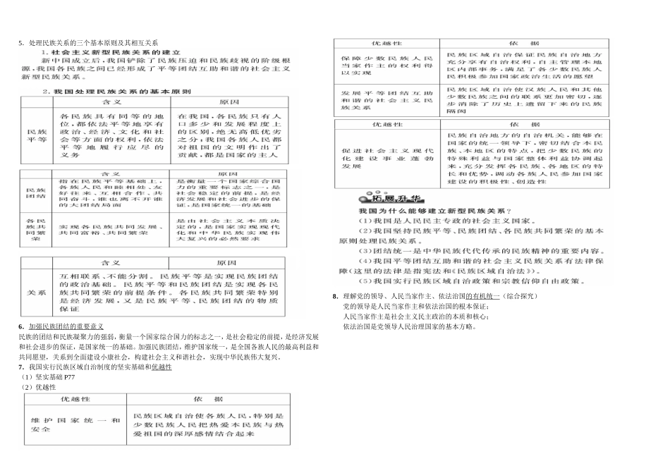 2010高三政治政治生活教学第三单元  发展社会主义民主政治教案_第2页