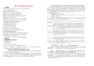 2010高三政治政治生活教学第三单元  发展社会主义民主政治教案