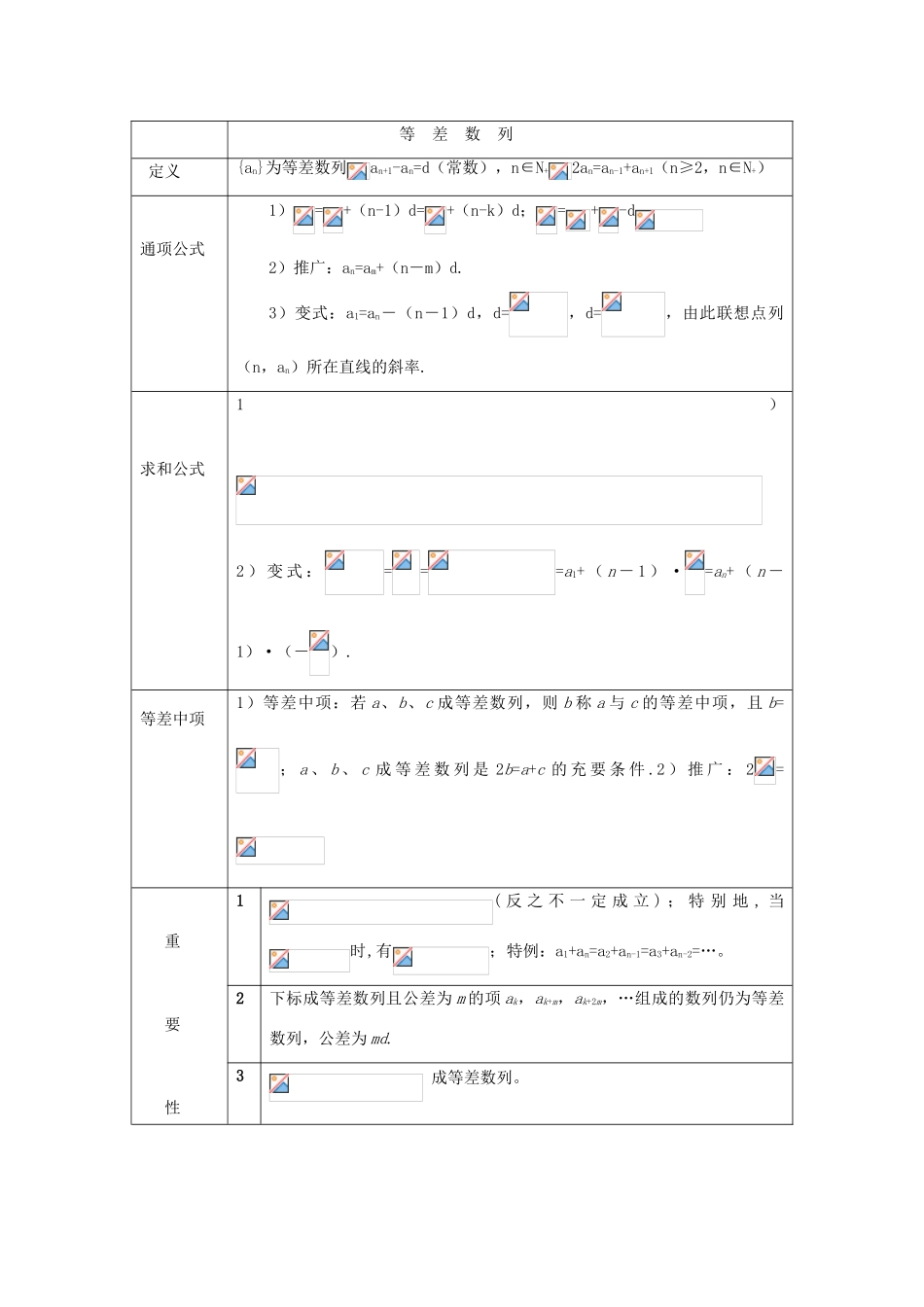 2011届湖南地区高三数学第一轮复习7.2等差数列学案（老师版）_第3页