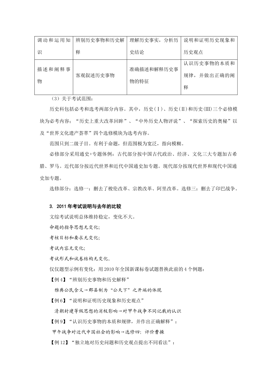 2011年高考历史 直面高考科学备考新课程研讨会_第2页