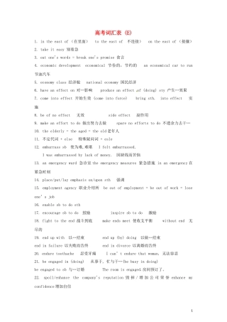 2011年高考英语完全攻略 必备词汇（4）