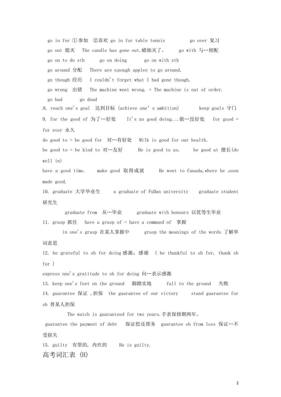 2011年高考英语完全攻略 必备词汇（7）_第2页
