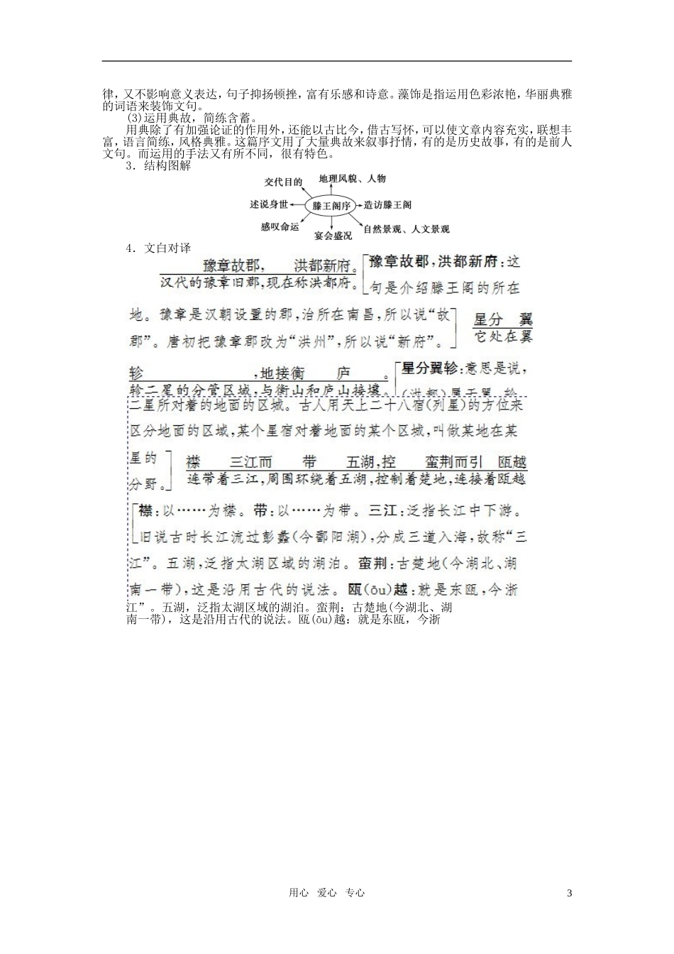 2011年高中语文 第5课滕王阁序同步学案 新人教版必修5_第3页