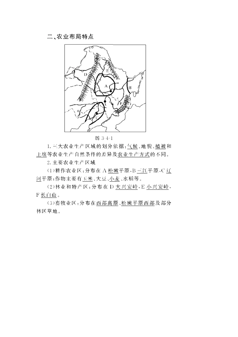 2011版高考地理一轮复习 4.1 区域农业发展--以我国东北地区为例精品学案 新人教版必修3_第2页