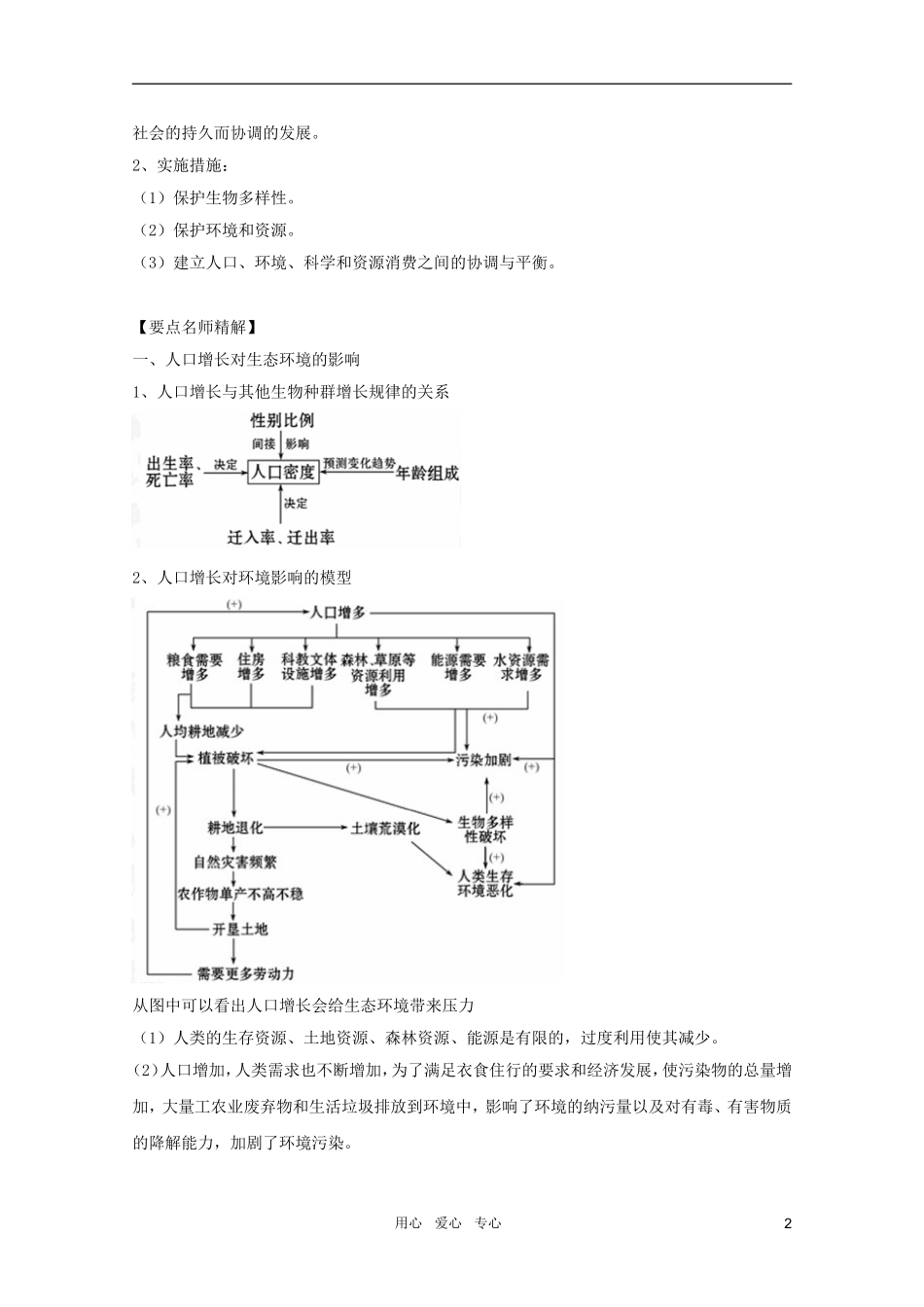 2011高考生物一轮复习 第6章 生态环境的保护精品复习学案 必修3_第2页