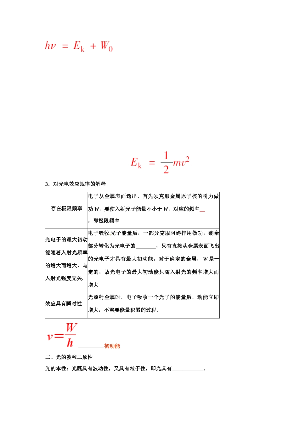 2011高考物理 波粒二象性讲义_第2页