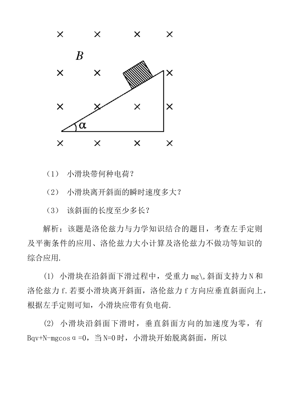 2011高考物理 名师1号系列复习 磁场对运动电荷的作用教案_第2页