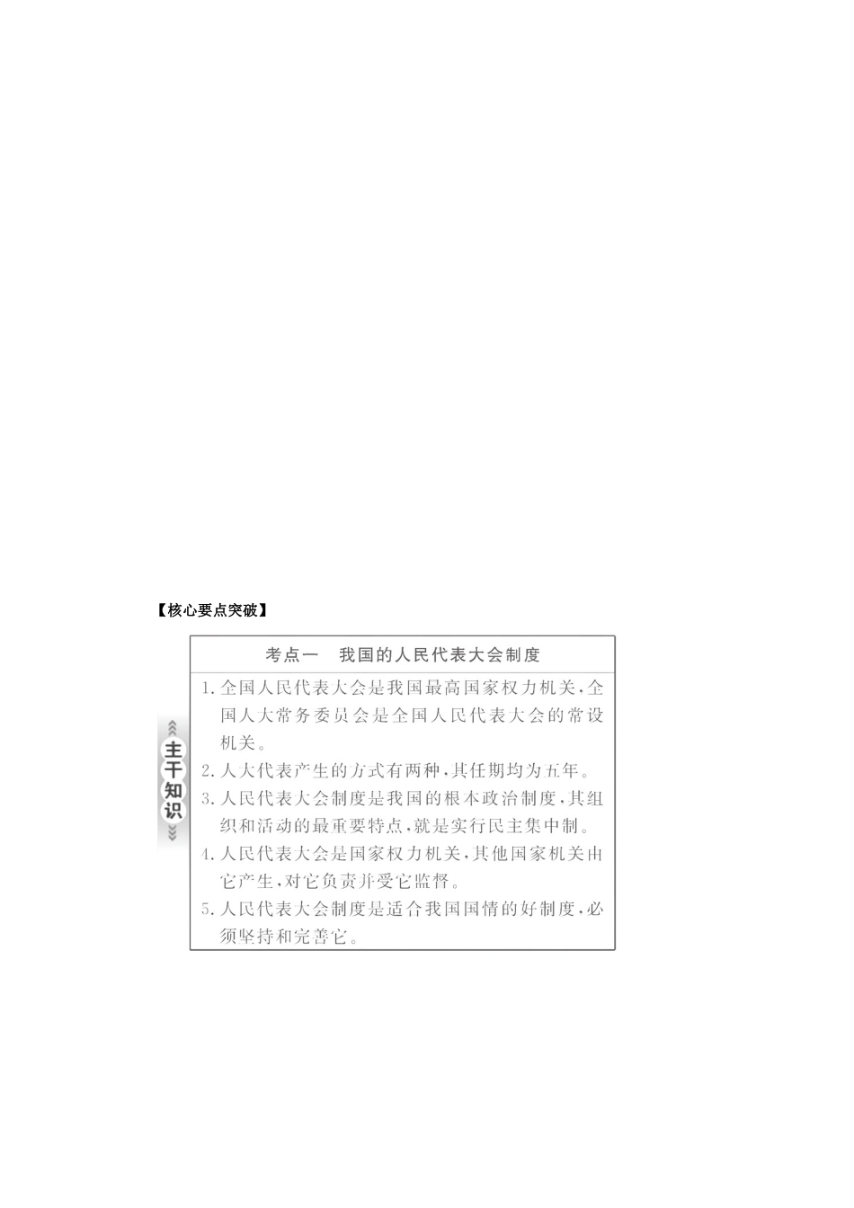 2011高考政治二轮复习 专题6 政治制度与民主建设学案_第3页