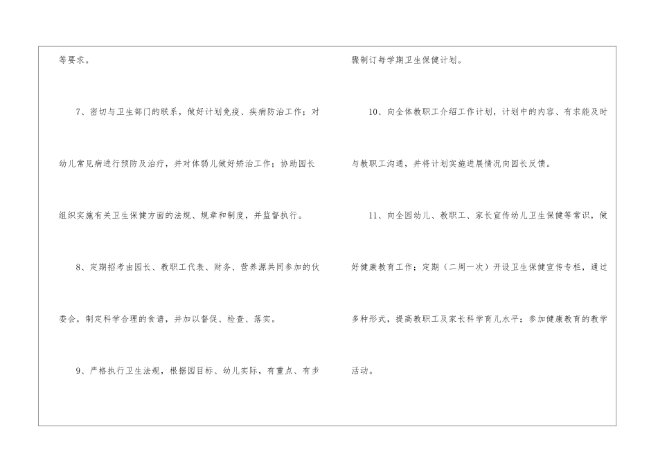幼儿园教师岗位职责精选15篇_第2页