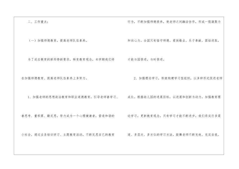 幼儿园教研工作计划15篇_第2页