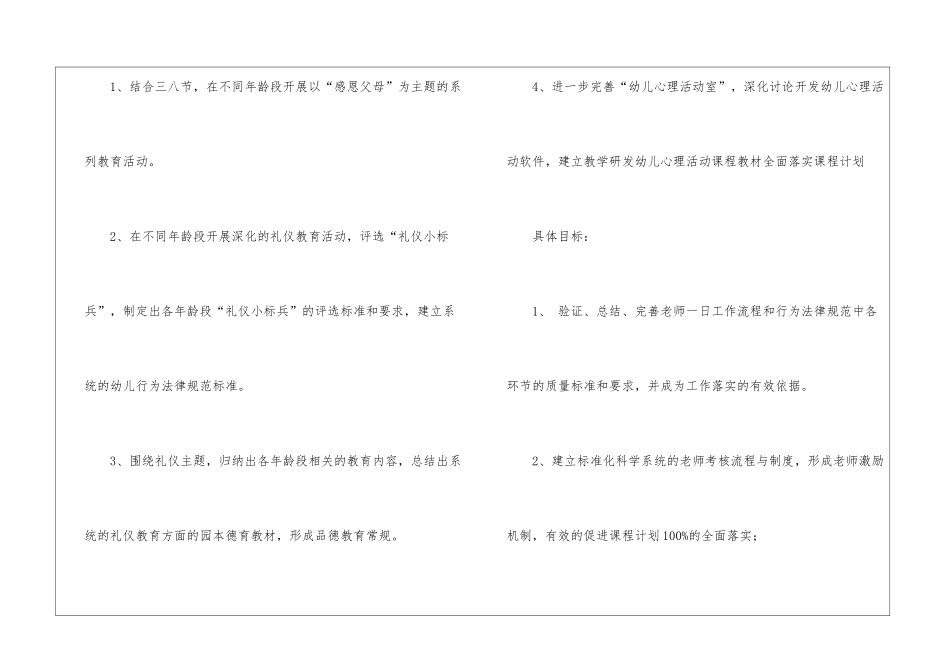 幼儿园教研计划模板锦集六篇_第3页