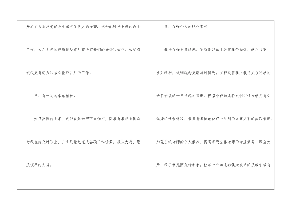 幼儿园组长竞聘演讲稿_第3页
