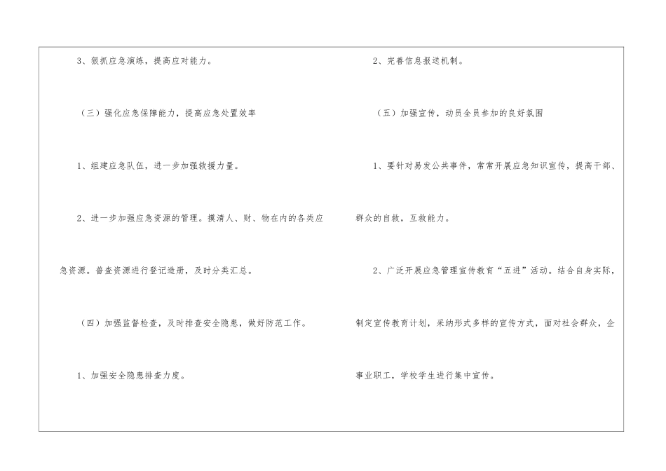 应急工作计划汇编10篇_第3页