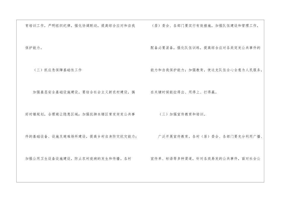 应急工作计划模板六篇_第3页