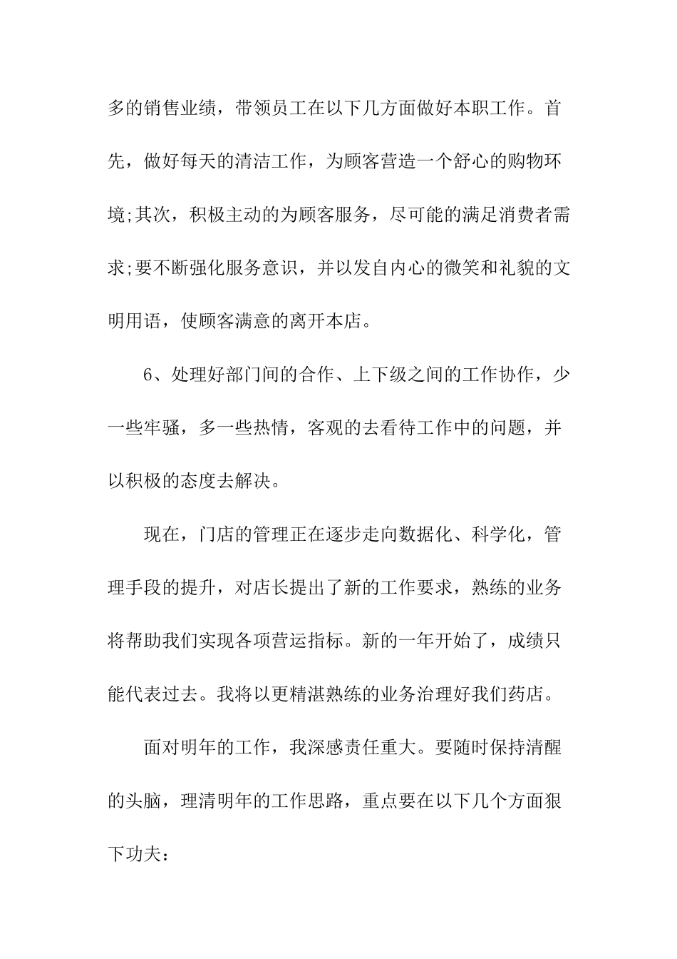 店长个人工作总结_第3页