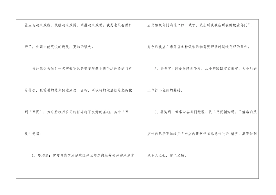 店长工作计划_第3页