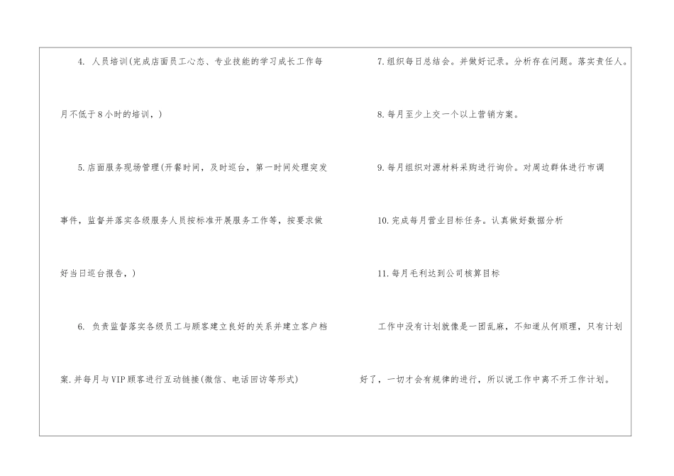 店长工作计划3篇_第2页